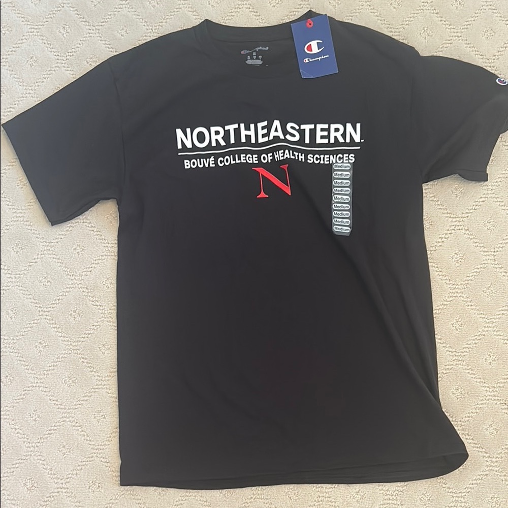 Champion Black Northeastern Health Sciences Tee